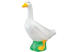 Fox Valley Traders Gaggleville Porch Goose Baby Statue – Charming 17" Outdoor Decorative Figurine for Garden, Patio, or Entry