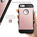 iPhone 6 Plus iPhone 6s Plus Case Dual Layer Heavy Duty Rugged Protective Case for iPhone 6S Plus & iPhone 6 Plus(Rose Gold)