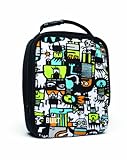 BUILT NY Neoprene Lunch Box, Robot Uprising Grey