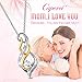 Caperci Sterling Silver Diamond Accent Twist Flame Pendant Necklace - Best Jewelry Gift for Women & Girls