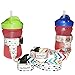 The Original Double Sided Cup/Bottle Strap. The Only Multipurpose Reversible & 2 Sided Sippy Cup Strap for High Chairs, Strollers, Bikes. Leash Secures Sports Bottles, Baby Bottles, Toys