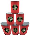 Okallo Products 1/2 size Foam Can Targets for Nerf Blasters - 6 Pack