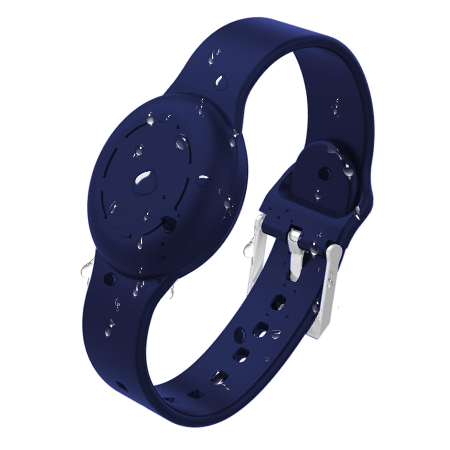 Apple AirTag Wristband for Kids with Adjustable Silicone Band, Waterproof AirTag Holder for Toddlers