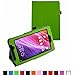 Mama Mouth Slim Folio 2-folding Stand Case Cover for 7" ASUS MeMO Pad 7 ME170C ME70C Android Tablet Green