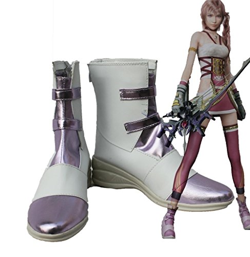 Final Fantasy XIII FF13 Serah Farron Cosplay Shoes Boots Custom Made