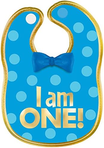 Amscan 1St Birthday Boy Fabric Bib, Multicolor