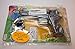 Imprints Plus 3-Piece Toy 45 Pistol Bundle Includes 1 Police Style Revolver Black with Brown Handle Cap Gun with 1 Whistles and 1 Chrome Finished Badges for Dress-Up and Costume Accessories (G6)