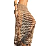 Bestyou® Women's Crochet Bikini Swimsuit Covers Fishnet Cover up Skirt Beachwear