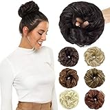 ROSEBUD Hair Bun Extensions Messy Synthetic Chignon Hairpiece Easy Bun Hair Pieces for Women Hair Updos