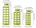 purifyou Premium 32/22 / 12 oz Glass Water Bottle with Non-Slip Silicone Sleeve & Stainless Steel Lid Insert, (Pastel Green, 12 oz)