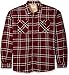 Wrangler Men's Big and Tall Long Sleeve Sherpa Lined Flannel Shirt
