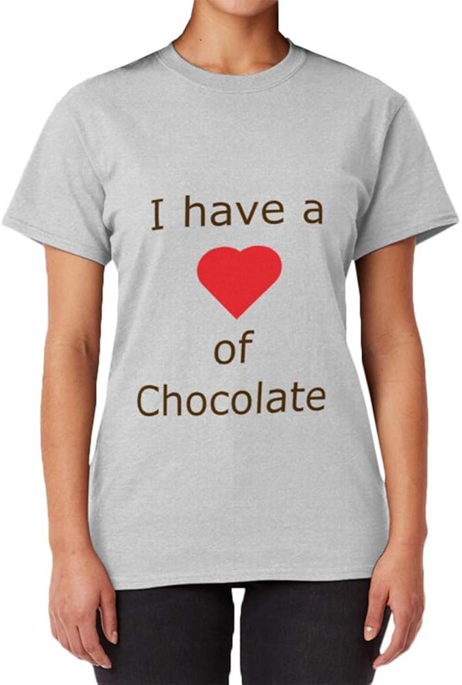 Abbey Stores I Have A Heart of Chocolate with Milk Chocolate Background. Great for Chocolate Lovers. Makes a Great Gift. T-Shirt, Tank Top, Long Sleeve, Sweatshirt, Hoodie
