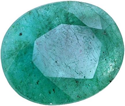 skyjewels 18.00 Cts Oval Mixed Emerald Panna Gemstone with Certificate