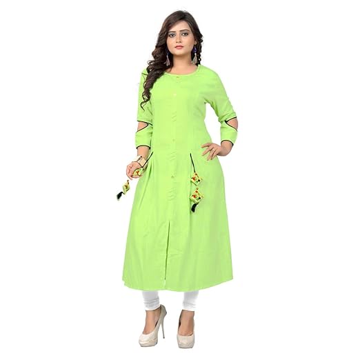 Navabi Export Womens Rayon Fabrics A-Line Kurti (VF-KU-146)