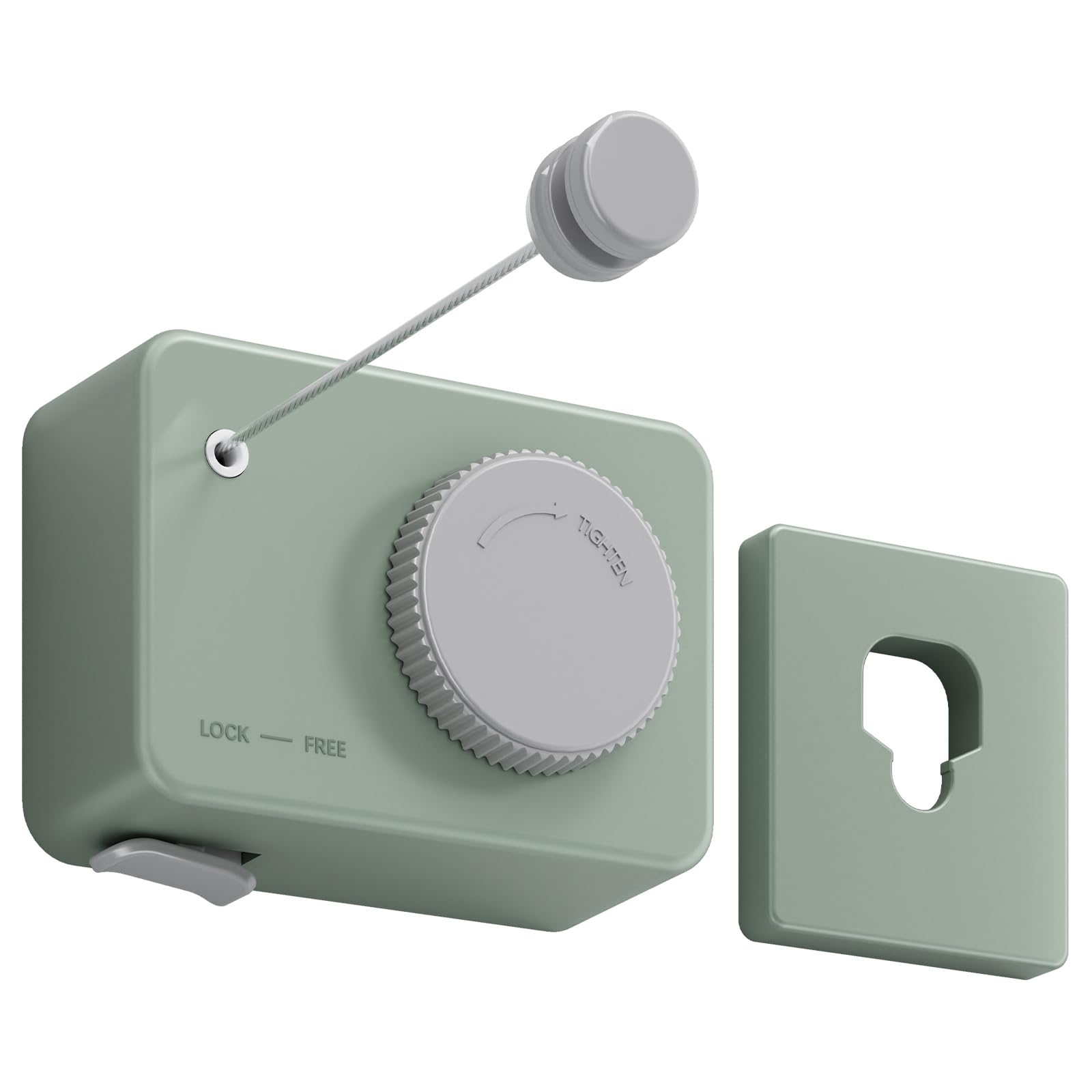 Danpoo Retractable Washing Line Outdoor, Wall Mounted Clothes Lines for Outside, Extendable Washing Line Indoor,Green