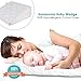 Crib Foam Wedge Pillow for Baby Acid Reflux & Gas Relief | 12 Degree Elevation Pillow | Travel Wedge Pillow with Carry Bag | Waterproof Wedge Pillow Case Cover | Infant Congestion Sleep Solution