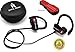 Joyful Heart Wireless Headphones Bluetooth Earbuds - Waterproof Sports Headset with Microphone, JH-800 Noise Cancelling Earphone for Running and Workout, 8 Hour Battery, Black-White