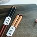 Iuhan 2 Pairs Handmade Japanese Natural Chestnut Wood Chopsticks Set Value Gift