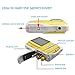 Waterproof Kids Digital Camera, Underwater Action Camera with 2-Inch LCD 12MP HD Video Underwater Camcorder for Children Boys Girls Gift Toys (Yellow) …
