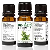 Biofinest Citronella Essential Oil - 100% Pure Undiluted - Premium Organic - Therapeutic Grade - Best For Aromatherapy - Ease Headache - Reduce Pain - FREE Essential Oil Guide (10ml)