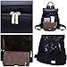 Laifu Nylon Backpack Women Anti-theft Daypack Girls Casual Travel Backpack, Black