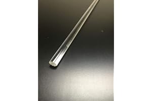 MAMAY SUMARNA Clear Acrylic plexiglass Rod Lucite - (1 PCE) 3/8” Dia (.375) 48" Long