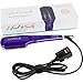 Head Kandy, Straightening Brush 2.0, Purple, Professional Hair Straightener, Tourmaline Infused Ceramic Plates, For All Hair Types