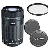 Canon EF-S 55-250mm F/4-5.6 IS STM Telephoto Zoom Lens For Canon DSLR Cameras (Certified Refurbished)