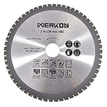 WERKON Profi Multisägeblatt 210 x 30 mm 60Z Universalsägeblatt Kreissägeblatt
