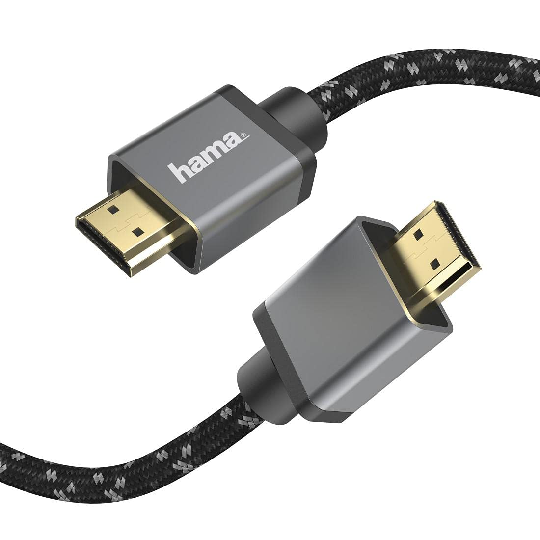 Hama Ultra High Speed HDMI Cable Male to Male 8K Metal 1.0m