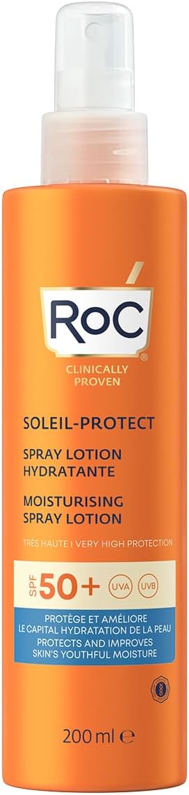 RoC Sun Cream Soleil-Protect SPF 50 Moisturising Spray Lotion 200 ml