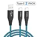 USB Type C Cable,Yostyle 2-Pack 6FT USB A 2.0 to USB-C Fast Charger Nylon Braided USB C Cable Compatible Samsung Galaxy S10 S9 S8 Plus Note 9 8,Moto Z Z2,LG V30 V20 G5,USB C Devices primary