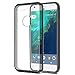 OMOTON Google Pixel XL Case, Slim Fit Case with Shock Absorbing TPU Bumper and Anti-Scratches Hard Acrylic Back for Google Pixel XL [5.5 Inch] (2016 Released) Clear/Black