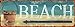 Barnyard Designs 'Beach This Way' Retro Vintage Tin Bar Sign, Decorative Wall Art Signage, Nautical Ocean Beach House Home Décor, 14