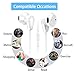 Excellenter Headphones/Earphones / Earbuds [2 PACK], 3.5mm wired headphones with Mic and remote control Compatible for iPhone 6s / 6 / 5s / 5 / 4s /SE/Samsung /MP3 MP4 MP5 and all 3.5mm devices(White)