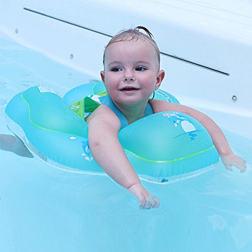 image for HANTAJANSS Baby Floats for Infant Pool Inflatable Baby Float Swimming 