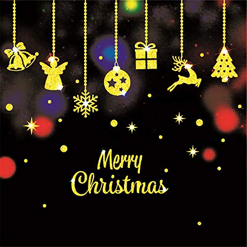 DIY pgojuni Merry Christmas Household Room Wall Sticker Mural Decor Decal Removable Wallpaper Home Decor 1PC (D) - Thumbnail 2