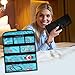 Tidybagz | Jewelry Roll Bag | Travel & Home Organizer | Safe, Elegant, Zippered Solution To Jewelry Organization | Large 7 Compartment Roll Bag