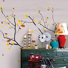 Wall Murals for Bedroom Chinese Style Removable Wallpaper Peel and Stick Wall Stickers - 66x96 inches