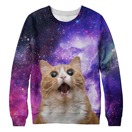 space cat sweater