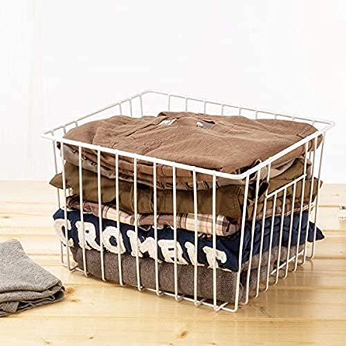 Homics Chest Freezer Organizer, Metal Wire Baskets Deep Freezer Storage