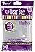 Darice Value Pack, 3 x 4.75 inches, 200 Pieces Treat Bags, 3 by 4.75-Inch, Clear/Transparent primary