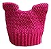 Pink Pussy Cat Ears Pussycat Hat Pussyhat Nasty Woman Women Rights March Knit Crochet Beanie Hat (Medium 22