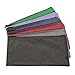 DALIX Zippered Money Pouch Bank Bag Security Deposit Bags Assorted Colors 6 Pack