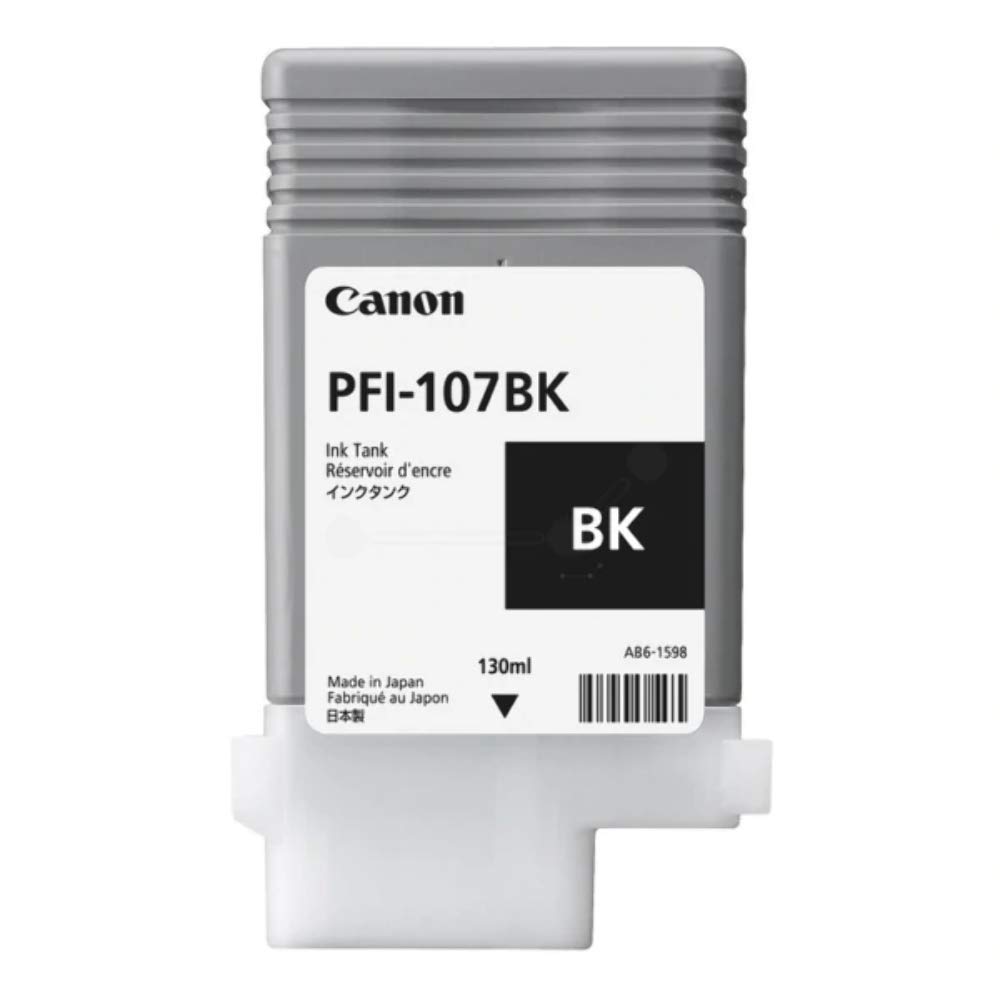 Canon 107 130 ml Ink Cartridge - Black