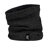 Heat Holders Thermal 2.6 tog Fleece Snood Full Balaclava Neck Warmer Men's Black or Grey (Black)