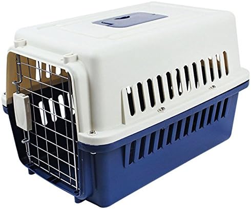 Lonni Large Dog Carrier Airline Approved Detachable Plastic Kennel Pet Carry Box for Dogs or Cats Travel
