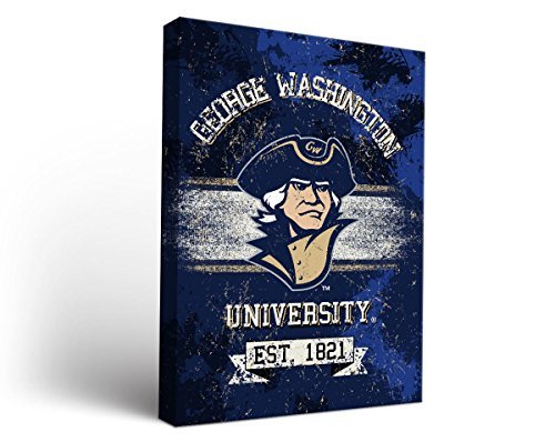 50 Off ジョージワシントン大学キャンバス壁アートバナーデザイン 36x48 B00wiz86p6 最安値挑戦 Ociconline Com