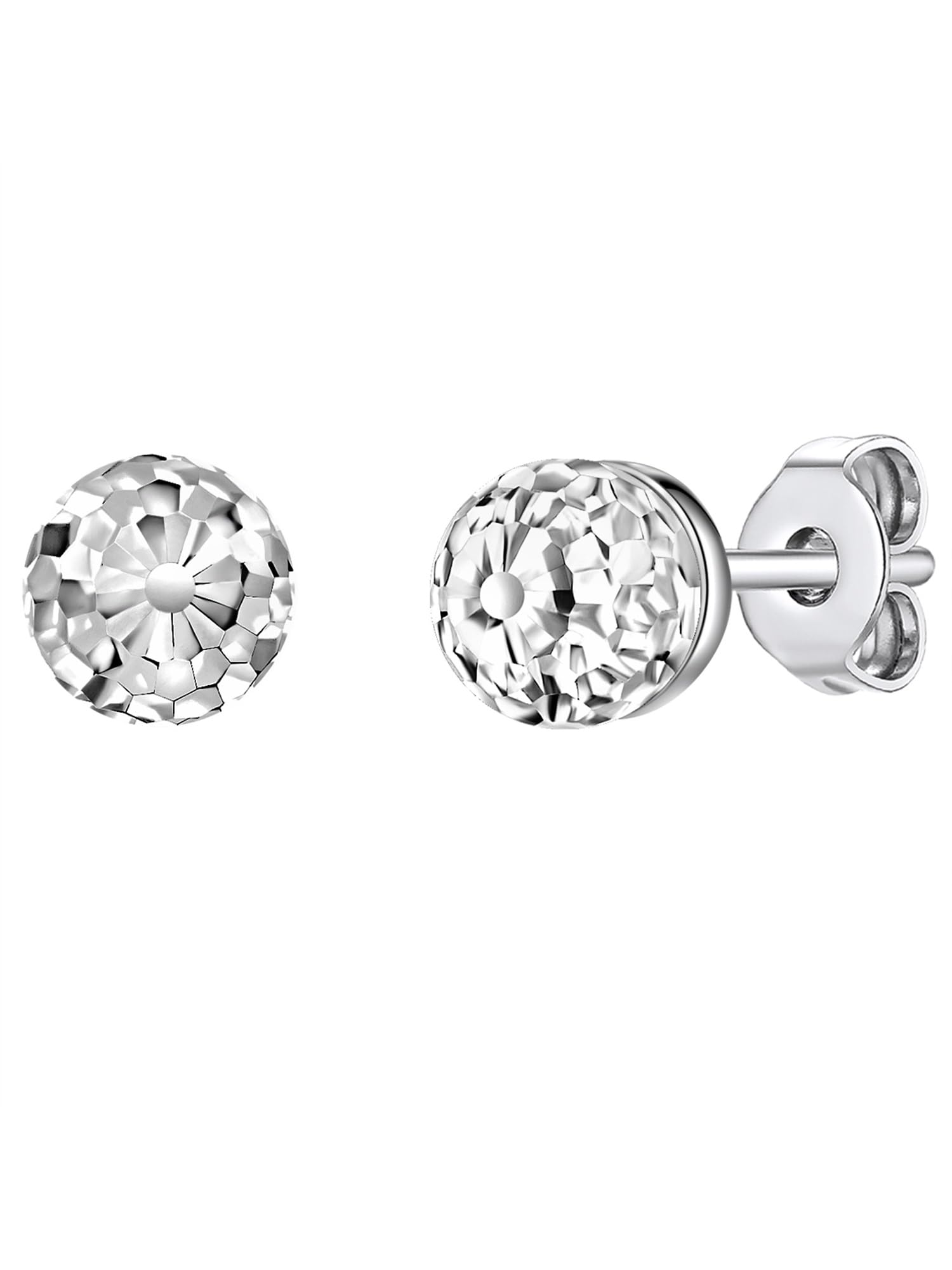 Rafaela Donata Female 925/- Sterling Silver Embellished with crystals Stud earring transparent