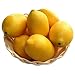Gresorth 8pcs Artificial Lifelike Simulation Yellow Lemon Fake Fruit Home Kitchen Cabinet Decoration Food Model